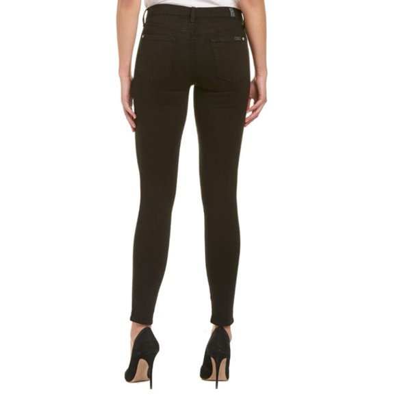 Like New! 7FAM "The Skinny" Black Jean - Size 24 - Picture 2 of 7